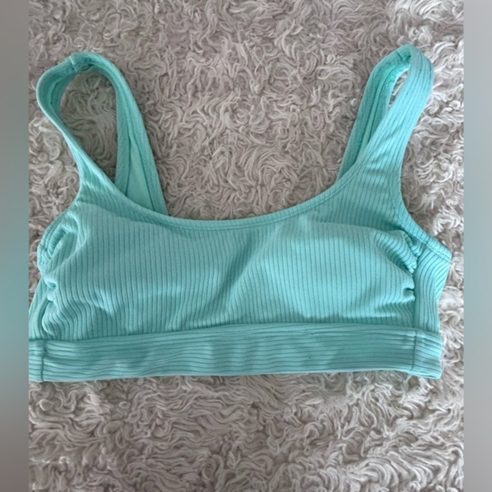 Stoney Clover Lane Ribbed Mint Sports Bra‎